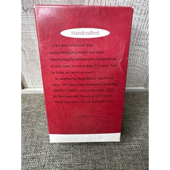 Hallmark Keepsake Ornament Bugs Bunny Looney Tunes 1995 Christmas Snowballs - Picture 7 of 8